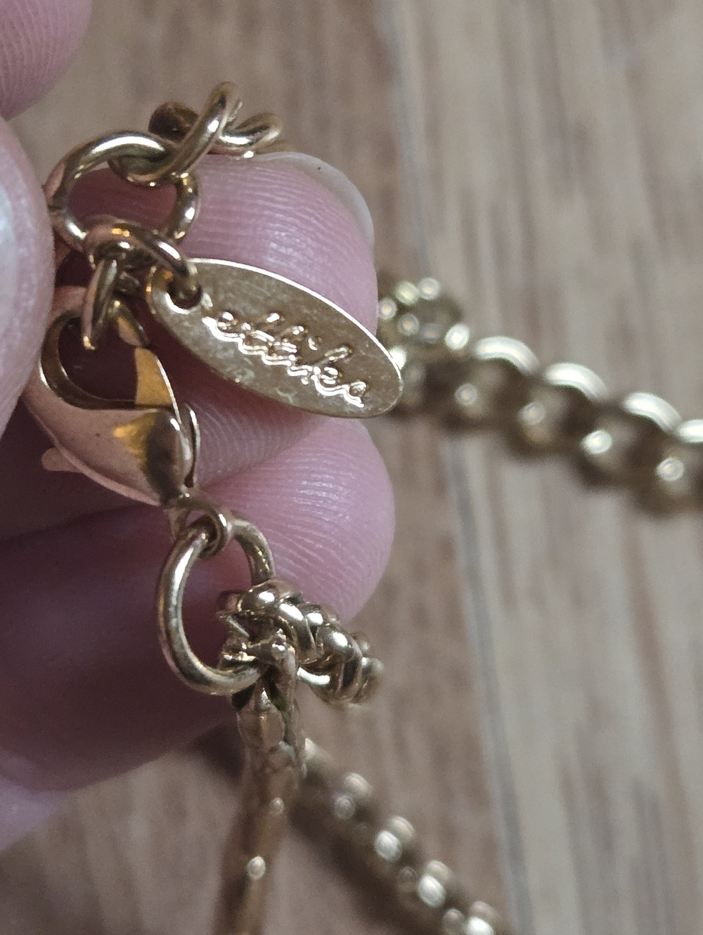 Hold For Bayy🩵🧁14k Gold Plated Ettika Necklace - Picture 4 of 4